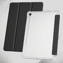 DANYCASE 軟質保護殼，附筆槽，適用於 A8 A9 A9+ S9/S9FE S10lite S9+，半透明磨砂背蓋 - 黑色-半透明磨砂款 - 查看 8