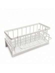 1pc Kitchen Sponge Holder, Vegetable Sink Sponge Rack, Kitchen Sink Storage Rack, Sponge Soap Liquid Holder, Dishcloth Rack, Countertop Draining Rack - Multicolor - View 9