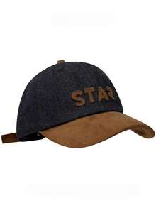 1pc Unisex Vintage Washed Star Embroidery Baseball Cap, Dual-Tone Curved Brim Adjustable Dad Hat, Suitable For Spring/Summer Travel And Daily Wear - A - View 11