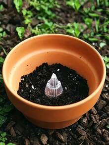 5/10/18/25pcs Flower Pot Bottom Filter Mesh, Durable Plastic Cone-Shaped Root Protector, Cage Structure, Prevents Rotting And Enhances Drainage, Suitable For Indoor And Outdoor Flower Pots, Indoor Gardening Accessories - Multicolor - View 6