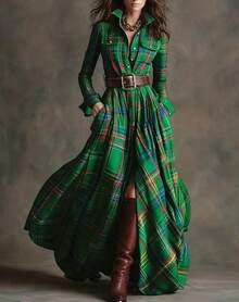 Size 12 Christmas Green - With Belt