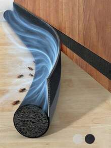 Multifunctional Self-Adhesive Leather Door Seal Strip, Air Conditioner Door Insulation Strip, Cold And Hot Air Separation, Windproof, Soundproof, Waterproof, Insect-Proof, Kitchen Bathroom Indoor Home Practical Essential - Multicolor - View 2