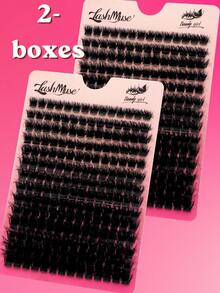 Limete Eyelash Set Bulu Mata Keriting Bervolume 150D, Koleksi Bulu Mata Palsu 196 Gugus, Desain Kapasitas Besar 14 Baris, Bentuk Keriting DD dengan Panjang Campuran 8-16MM, Menggabungkan Kelembutan Alami dan Efek Bervolume Padat, Satu Kotak untuk Menciptakan Riasan Sehari-hari yang Jelas, Riasan Kencan yang Manis, Riasan Glamor Pesta, dan Riasan Penuh yang Indah, Bulu Mata Palsu Gugus Tersegmentasi untuk Kombinasi yang Mudah, Cocok untuk Pemula, Penggemar Riasan, Pemakaian Sehari-hari, Perjalanan, Liburan, Pernikahan, Pesta Ulang Tahun, Pertunjukan Panggung, dan Hadiah Liburan untuk Anak Perempuan, Halloween - DD - View 10