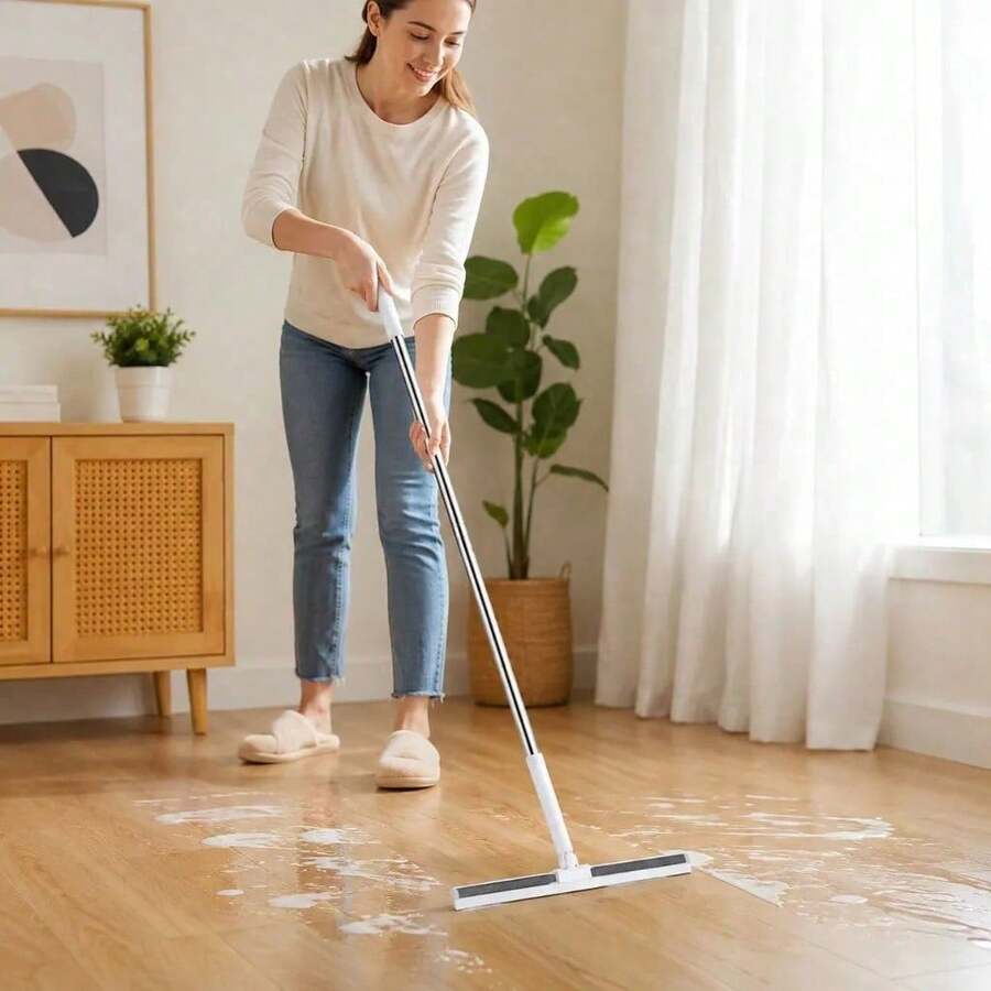 3-In-1 Adjustable Window Cleaner Mop With Extendable Handle - A - View 1