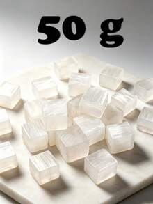 Natural Selenite Cube White Gypsum Healing Crystal Stone Reiki Meditation Chakra Energy Cleansing Home Desk Decor Mineral Specimen Gift - White - View 11