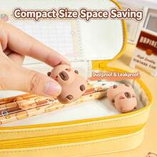 1pc Mini Capybara Pencil Sharpener, Cartoon Capybara Pencil Sharpener For Kids, Ideal For Stationery, Gifts And Prizes, Perfect For School And Office Use - Random Color - View 1