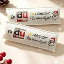 Christmas Felt Duplo Chocolate Bar Gift Sleeve, Christmas Party Favor Bag - View 1