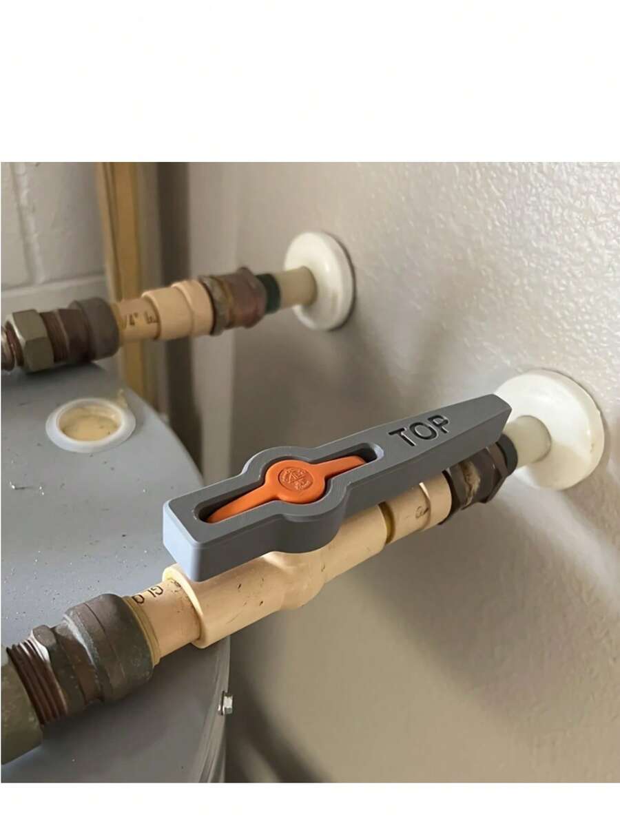 1pc Durable Pipe Ball Valve Handle, Easy-To-Use Replacement Valve Stem, Suitable For Drinking Water Pipe Valves - A - View 1