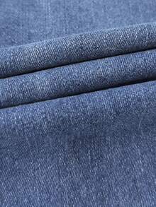 Plus Size Women High Waist Elastic Skinny Jeans, Casual Slim Fit Waist Cinching Spring Fall - Medium Wash - View 11