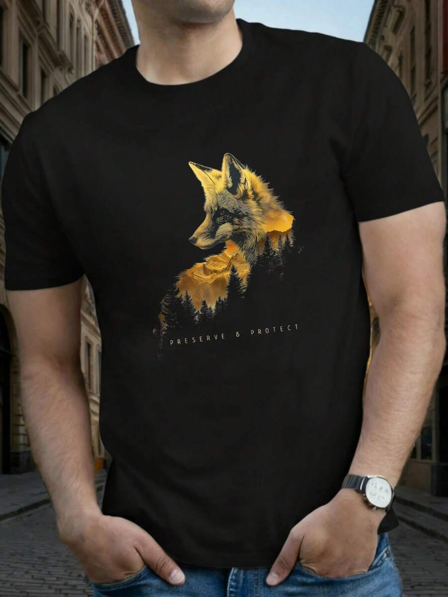 Men T-Shirts - Black - View 1