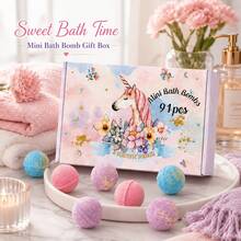 91pcs Mini Bath Bombs Gift Set, 15g/0.53oz Each, 3 Scents, Random Assorted Color Mix, Colorful Fragrant Bath Fizzies, Holiday Gift For Birthdays, Christmas, Easter, Halloween, Thanksgiving & Valentine' Day - Multicolor - View 9