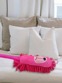 Cute Chick Chenille Dust Duster, Washable Dusting Brush, Handheld Desktop Car Cleaning Brush, Electrostatic Furniture Duster, For Home And Office Daily Use, Christmas Gift For Home Cleaning Enthusiasts - Multicolor - View 2
