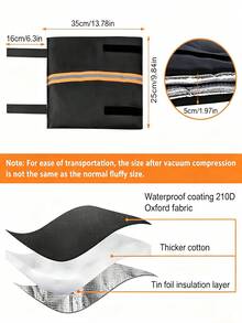 Thickened Waterproof Oxford Cloth Winter Faucet Cover Rectangular Anti-Freeze Pipe Sleeve Outdoor Water Pipe Anti Freezing Dust Cover To Prevent The Faucet From Freezing Winter Insulation Artifact Suitable For Cold Weather Yard Use Winter Essential - Multiple Styles - View 9