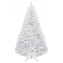 Yitahome 182cm White Artificial Christmas Tree – 818 Tips, Dense Realistic Branches, Fir With Foldable System & Metal Stand, Quick Assembly, Extra-Wide 115cm For Home & Shop - White - View 7