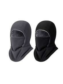 1 buah Topi Sepeda, Topi Beanie Tebal Hangat Tahan Angin, Topi Ski Tahan Angin, Unisex - MultiWarna - View 4