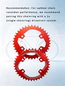 ZRACE BCD96-M MTB Asymmetric Chainring 32T 34T 36T 38T Black Red 4-Hole BCD96 For Mountain Bike Crankset - Black - View 7