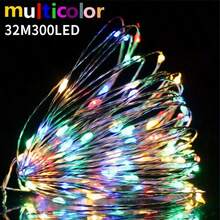 1 Set Outdoor Solar String Lights, Fairy Lights - 300/200/100/50 LED Outdoor Small Lights, IP44 Waterproof Rating, 8 Modes Selectable. Copper Wire String Lights, Suitable For Garden, Yard, Tree Decoration, And Christmas Or Wedding Celebration Decor - Solar Copper Wire Lamp - View 11