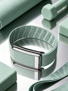 5.0 SuperKnit Luxe Watchband – Compatible With 5.0/MG – ECG Compatible, Performance Accessory For Health & Fitness Wearable – Premium Metals - Mint Green - View 4