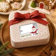 120pcs Christmas Gift Packaging Labels Stickers, Gift Box Labels, Packaging Labels, Decorative Labels, Gift Wrapping Labels, Merry Christmas Gift Box Self-Adhesive Labels - 120 Pieces/set - View 4