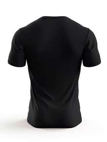 Men T-Shirts - 黑色 - 查看 2