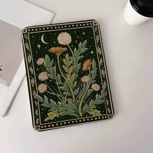 1pc Vintage Dark Botanical Floral Tablet Case Compatible With IPad PRO/AIR, Compatible With SAMSUNG,Compatible With XIAOMI Pad 5/6/7,Compatible With Huawei Matepad - Multicolor - View 3