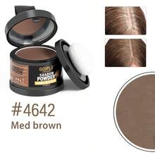 GOIPLE 0.18oz/5g Hairline Powder Waterproof Instant Coverage For Bald Spots, Forehead, Filling Sparse Areas, Hairline Shadow Powder, Includes Mini Mirror, Sponge Puff - Gold - View 17