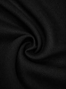 Women's Spring/Summer Black Elegant Chiffon Cover-Up Paired With Ruffle Bandeau Maxi Dress, Elegant Evening Gown - Black - View 8