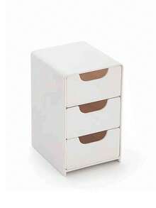 1pc 3-Tier Desktop Storage Box, Can Be Used To Store Jewelry, Hair Accessories, Earrings And Other Small Items, Furniture Supplies, Suitable For Office, Study, Bedroom, Jewelry Storage Box, Cosmetic Storage Box - Autumn Bedroom Decor - Multicolor - View 10
