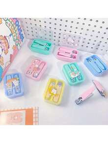 Portable Nail Clippers And Nail Clippers Small Non-Slip Metal Nail Clippers For Girls With Cartoon Storage Box Set, Suitable For Camping And Family Use - Multiple Styles - View 2