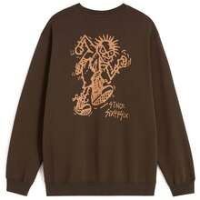 Vans Men Sports & Outdoor Hoodies & Sweatshirts - Brown - View 2