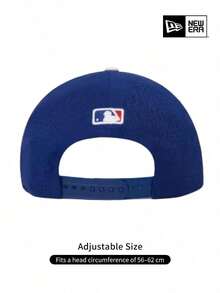 New Era Royal Blue LA Star Baseball Cap, White Dual-Tone Brim, Unisex American Vintage OOTD Accessory - Blue and White - View 6