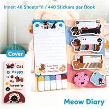 Custom Cartoon Cute Creative Sticky Notes Set, Adhesive Index Tabs, Classification Labels, Reward Stickers For Students - Sticky Note Set - View 11