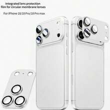 2件組強化玻璃相機鏡頭保護貼，相容 iPhone 18 Pro/18 Pro Max，高清透明無氣泡鏡頭蓋，防刮耐衝擊、易安裝全方位保護手機配件（銀色） - 銀色 - 查看 5