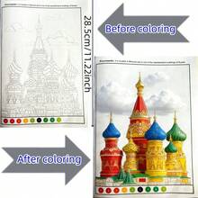 48 Themes Kids Drawing & Activity Book, Animal Architecture Pattern, Interactive Creative Art Workbook, Birthday Holiday Gift For Boys Girls - Multicolor - View 5