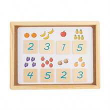 Children's Math Enlightenment Home Teaching Tool, 1-10 Number Matching Early Education Toy, 49-Piece Number Matching Toy Set, Suitable For Preschool Boys And Girls Aged 3 And Above, Christmas Gift - Multicolor - View 8
