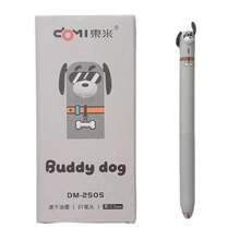 8pcs/4pcs/1PC Cute Cartoon Dog/Cat Retractable Gel Pen Set, Back To School Kawaii Puppy Design 0.5mm Black Ink Writing Pens For Student Office Stationery Supplies - Dongmi Set Pen - View 17