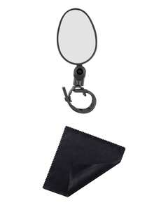 Bicycle Rearview Mirror + Cleaning Tool - Durable 360° Rotating Bicycle Rearview Mirror, Bicycle Reflective Mirror, Handlebar Bicycle Mirror, Adjustable, Universal Fit, High-Definition View, Easy Installation. Extra Large Field Of View, Eliminate Riding Blind Spots - Oval Rearview Mirror, Shock-Resistant Handlebar Mirror, Suitable For Commuting, Mountain Biking And Road Biking, Best Choice For Classmates, Friends, Parents, Cycling Enthusiasts, Back To School, Thanksgiving, Christmas, Holiday Riding Essentials - Multicolor - View 11