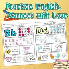 Letter Recognition & 2D/3D Shape Practice Workbook, Color Counting & Shape Identification, Develop Early Math & Literacy Skills Through Fun Activities, High-Quality Learning Tool For Home & School - Wookbook - View 6