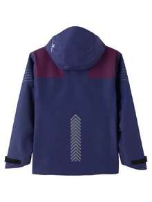 Skechers Men's Sports Jacket Woven Hooded Outerwear Colorblock Outdoor Training Hooded Top P423M032-00MZ - Bright Blue - View 8