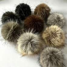 4pcs Realistic Rabbit Fur Ball Cat Toys, Indoor Plush Cat Toys, Cat Owner Gift, Valentine's Day, Thanksgiving, Party, Birthday Gift - Multicolor - View 8