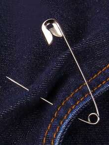 260/150/50/10pcs Multi-Size Metal Safety Pins, Durable And Easy To Use. Suitable For Clothing Repair, Handicrafts, Document Organization, Decoration, Brooches, Badges And Keychains. Perfect For Daily Use, Valentine's Day And Weddings - A - View 11