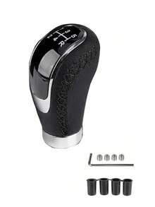 1PC Universal 5-Speed Manual Gear Shift Knob With Gear Position, PU Leather Manual Gear Shift Lever - A - View 8
