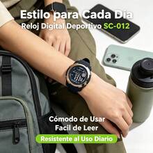 Couple Digital Watches - Black and White - View 2