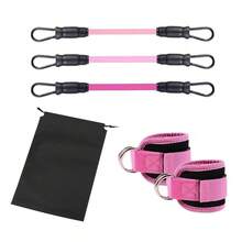 BSKT Hip Training Set, Ankle Straps, Hip Workout, Unisex, Leg And Hip Training, Pilates Home Workout, Yoga Practice, Taekwondo Training, Gym Accessories, Resistance Bands, Fitness Equipment, Fitness Training - Multicolor - View 10