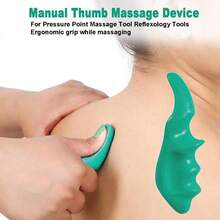 T-Shaped Trigger Point Massage Tool, Healthy Nylon Material, Soft And Skin-Friendly, Non-Irritating, Suitable For Neck, Shoulders, Arms, Legs And Feet - Multicolor - View 8