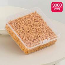 2.6mm Sundymot Fuse Beads, 3000PCS+ Brown G-Series Independent Packaging, With Small Square Box Storage, Anti-Spill, DIY Pendant Keychain, Jewelry Making Craft Materials, Graduation Season, Back To School, Christmas, Party Birthday Gift, Multi-Color 2.6mm Fuse Beads Bulk Refill Kit - 2.6mm Puzzle Beads - View 13