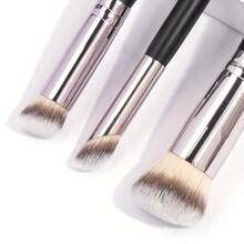 3pcs Makeup Brush Set Foundation Brush Concealer Brush Eyeshadow Brush Makeup Tools - Multicolor - View 5