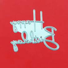 1pc Happy Birthday Metal Cutting Template, Metal Cutting Die For Scrapbooking, Card Making And Paper Crafting, Includes Birthday Greetings - Birthday - View 7