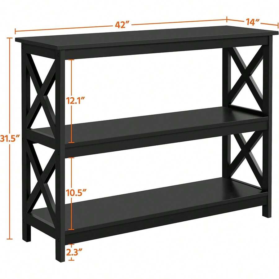Sofa & Console Tables - Black - View 1