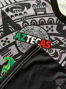Personalized Custom Mexican Men's Soccer Jersey & Pattern Lightweight Soft Youth Soccer Jersey & Match, Training, Casual Wear & Gift - Black - View 6